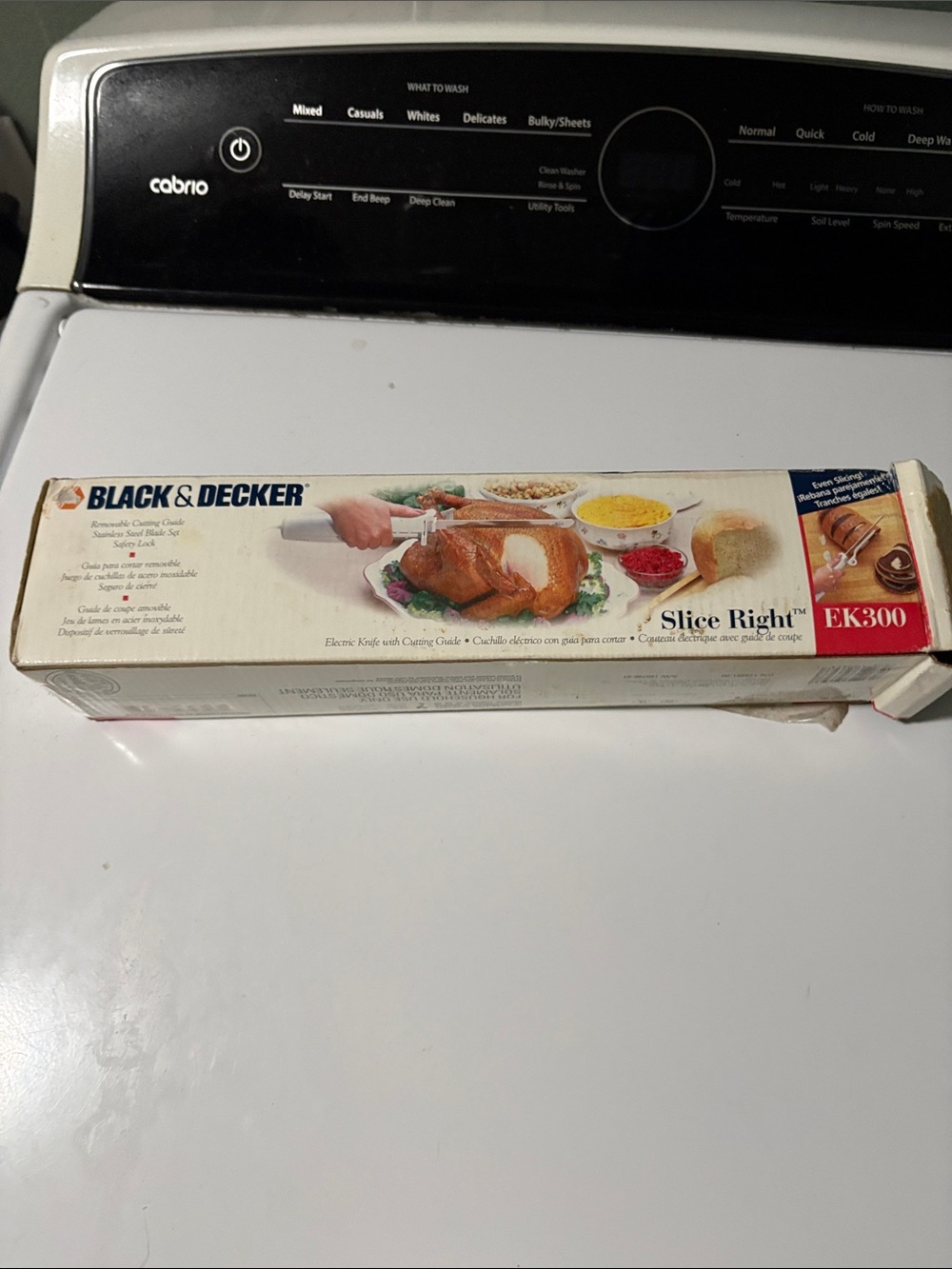 Black & Decker Slice Right Electric Carving Knife With Guide Vintage